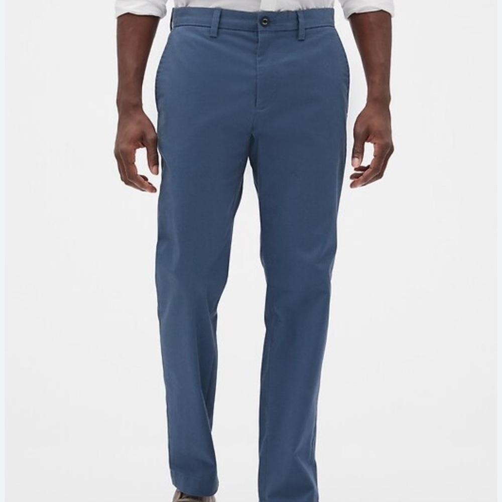 Banana Republic Emerson Straight-Fit Men's 30x30 Chino Blue Pants